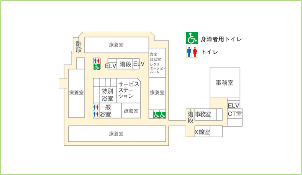 フロアガイド（58床）